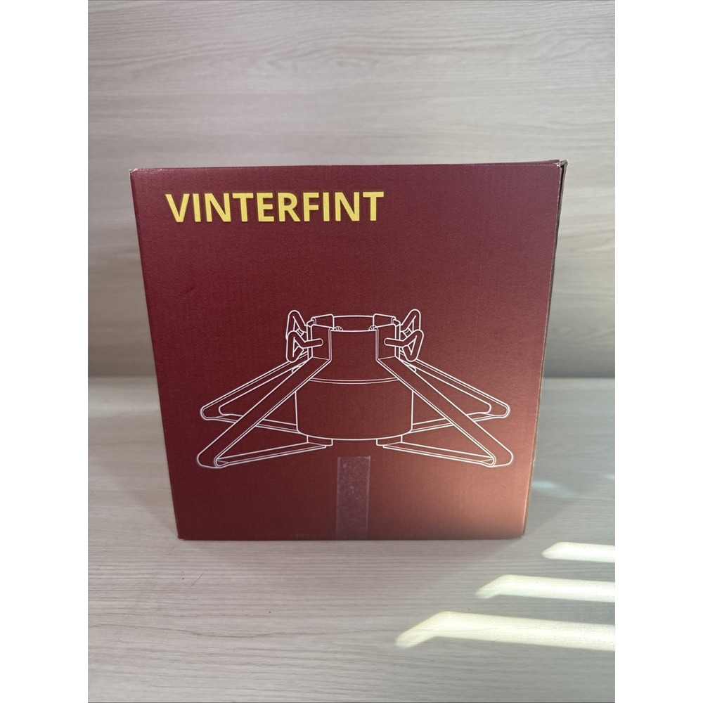 IKEA VINTERFINT Christmas Tree Stand Black New 105.249.08 Fits up to 6"